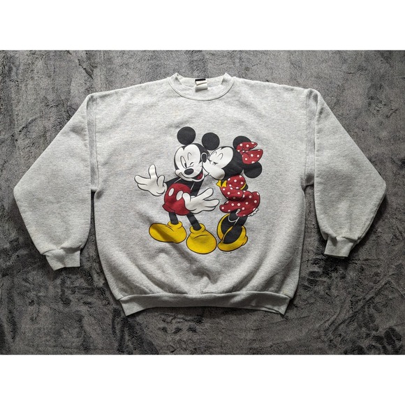 Disney Other - Vintage Disney Mickey Unlimited Sweatshirt Men's Size Large Gray